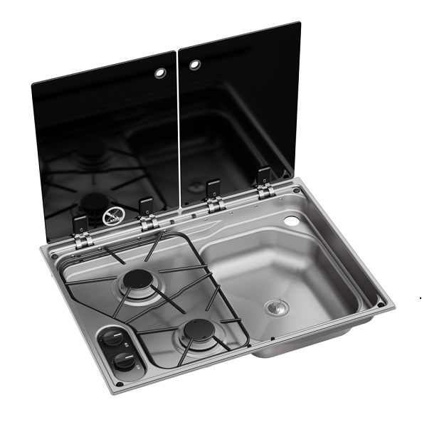 Kombinovaná varná doska s drezom Dometic CVC1600G RH Kombinovaná varná doska s drezom Dometic CVC1600G RH