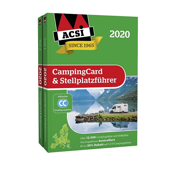 Sprievodca kempingom ACSI Europe 2020 a CampingCard
