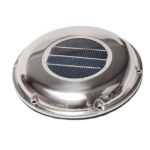 Carbest solárny ventilátor z nerezovej ocele