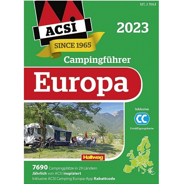 Sprievodca kempingom ACSI Camping Guide Europe 2023