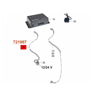 Pripojovaci kabel 12 alebo 24 V pre Truma iNet Box