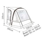 Nafukovací predstan Reimo Tent Adria Action Air 361/391