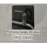 Mobilný plynový prietokový ohrievač vody Carbest - 30/50 mbar