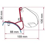 adaptér na markízu Renault Trafic, Opel Vivaro