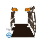 Rám hornej skrinky H3 pre MAN TGE a VW Crafter 2017+