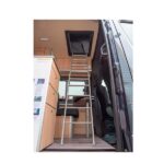 Skladací rebrík pre strešné spacie priestory, D 208 cm