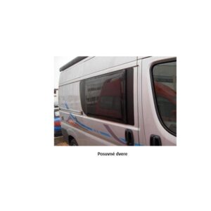 Výklopné bočné/zadné okno Polyplastic pre Fiat Ducato, Citroën Jumper a Peugeot Expert