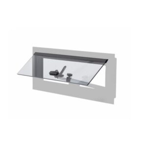 Náhradné sklo pre hliníkové výklopné okno 460×160 mm