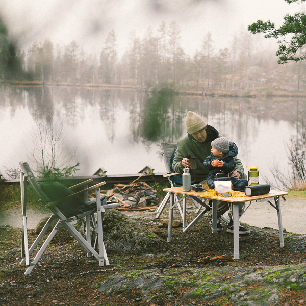 Kempingový skladací stôl Dometic GO Compact Camp Table výškovo nastaviteľný Kempingový skladací stôl Dometic GO Compact Camp Table výškovo nastaviteľný