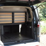 Komfortná posteľ VW T7 Multivan - systém postele s lamelovým roštom a matracom