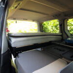 Komfortná posteľ VW T7 Multivan - systém postele s lamelovým roštom a matracom