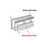 Zatemňovacia roleta proti hmyzu pre okná Dometic S4
