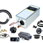 Naftové kúrenie s teplou vodou 6 l 12 V / 200 W