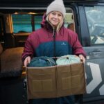 Skladací úložný box BusBoxx Defthike, 40 l - zelený