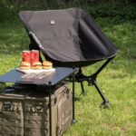 Skladacia kempingová stolička BusBoxx Defthike Free Chair - čierna