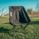 Skladacia kempingová stolička BusBoxx Defthike Free Lounge Chair - čierna