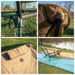 Skladacia kempingová stolička v štýle hamaku BusBoxx Defthike Reclining Chair - detaily