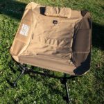 Skladacia kempingová stolička v štýle hamaku BusBoxx Defthike Reclining Chair - žltá