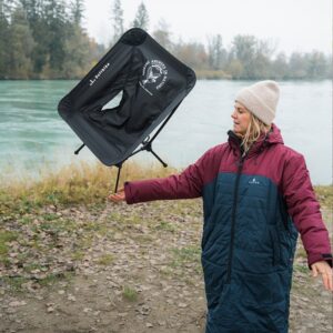 Ultraľahká kempingová stolička BusBoxx Defthike Square Chair