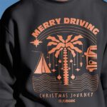 Vianočná mikina Busboxx Merry Driving