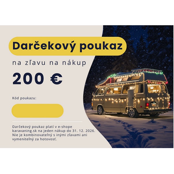 Darčekový poukaz na 200€ Darčekový poukaz na 200€