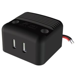 Dvojitá napájacia zásuvka USB-C na povrchovú montáž pro car