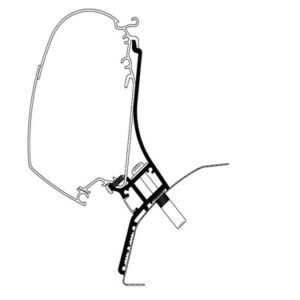 Adaptér Thule Markise 400 cm – Fiat Ducato H2 Lift Roof, LED Adapter „Adaptér Ducato H2 400cm“