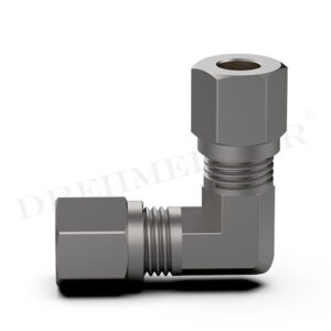 DREHMEISTER rezné krúžkové spojenie ohnuté 90° - 8 mm potrubné spojenie