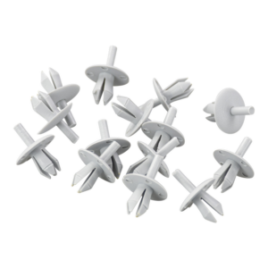 Fixing clips for doors RAL7035 1 bag = 14 pcs