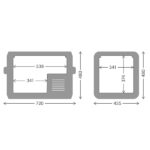 Kompresorová chladnička Dometic CFX5, 55 l_05