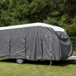 Ochranný kryt Reimo Tent-Technology PREMIUM s bielou strechou na obytnom prívese